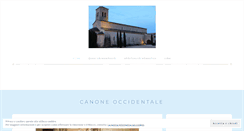 Desktop Screenshot of canoneoccidentale.it
